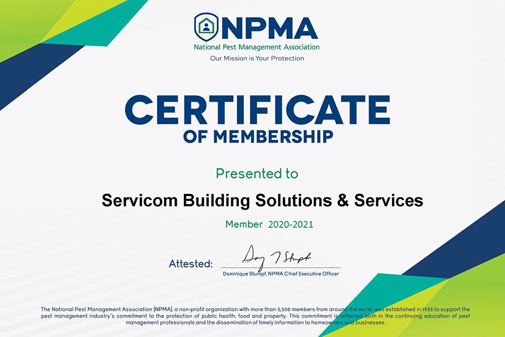 NPMA Certification